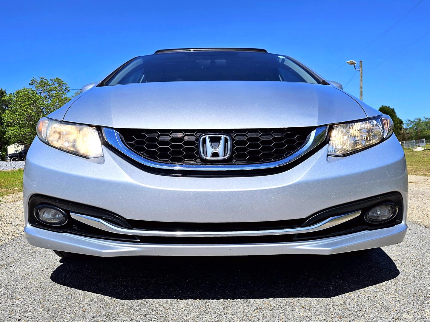 2013 Silver Honda Civic EX-L Sedan 5-Speed AT (2HGFB2F94DH) with an 1.8L L4 SOHC 16V engine, 5-Speed Automatic transmission, located at 18001 Kellogg Rd, Saucier, MS, 39574, (228) 832-1441, 139.421463, -76.641457 - Photo#24